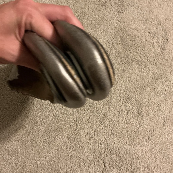 Tory Burch Silver Minnie Flats - Picture 3 of 3